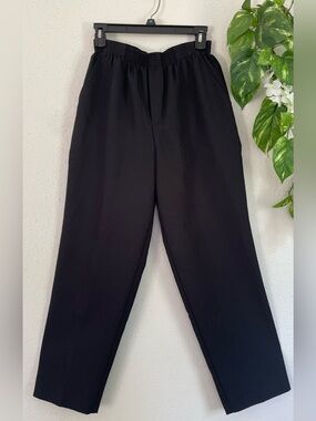 Bobbie Brooks Black Women's Trousers with Elastic Waist